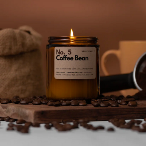 No. 5 Coffee Bean Candle, by WaxHouse