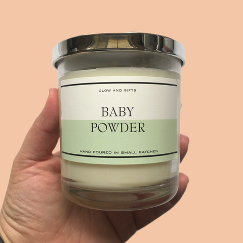 Baby Powder Candle, by Glow and Gifts