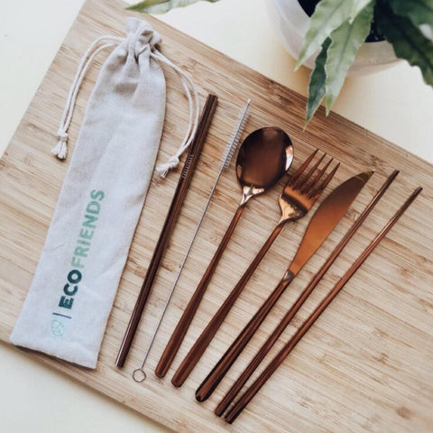 Reusable Utensil Set, by Eco Friends - Glow + Gifts
