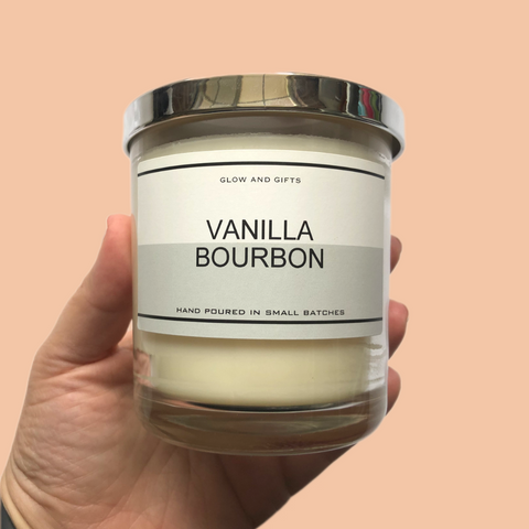 Vanilla & Bourbon Candle, by Glow and Gifts